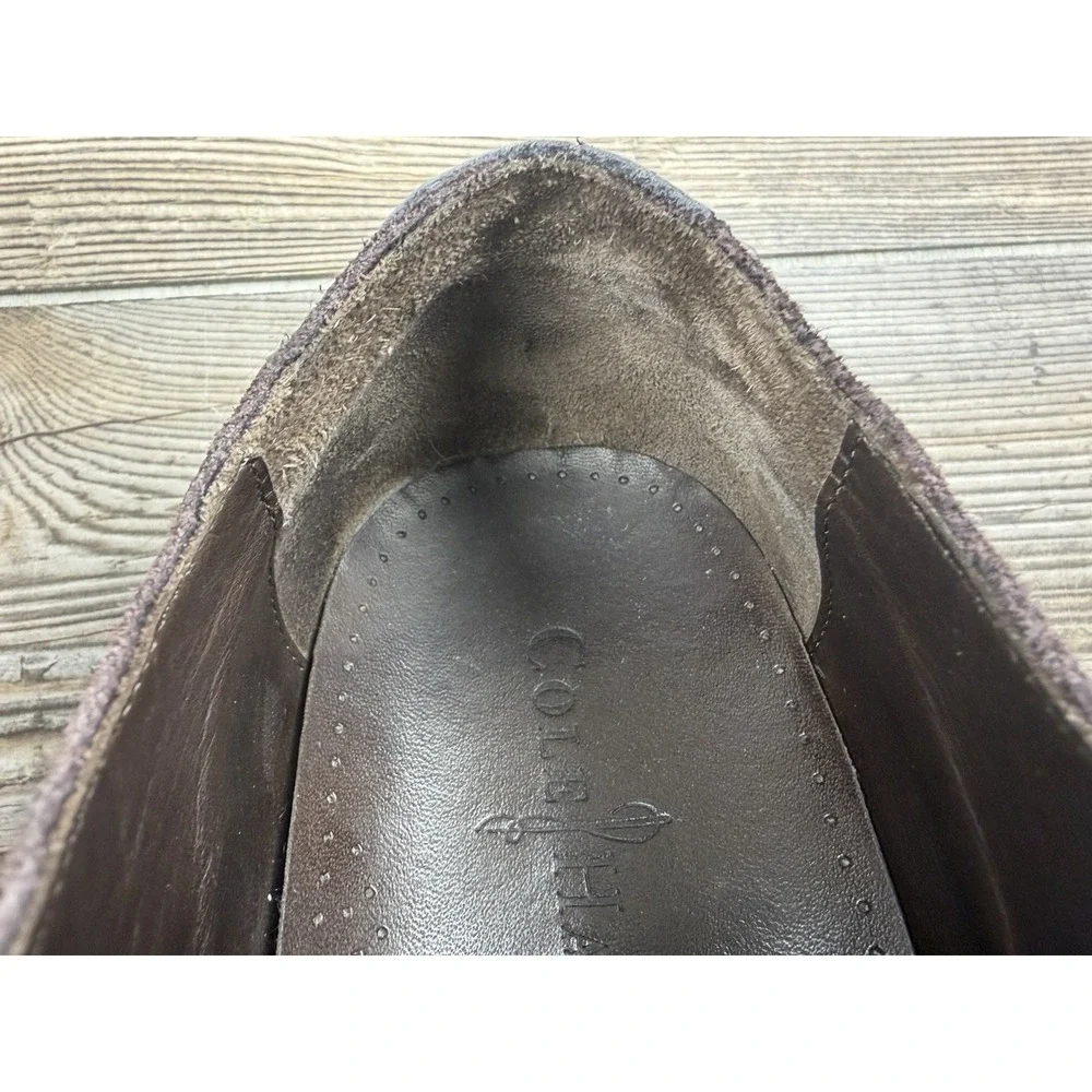 Cole Haan Men's Suede & Leather‎ Oxford Dress Shoes Brown/Blue Size 11M